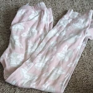 Pink and White Pajama Pants